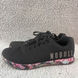 NOBULL Outwork Womens size 9 Black CrossFit Midnight Palm Training Running Shoes